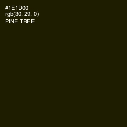 #1E1D00 - Pine Tree Color Image